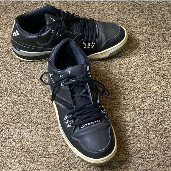 Nike Jordan Flight 23 Little Basketball Men Black and White Athletic Shoes Sz 12 - Picture 8 of 11